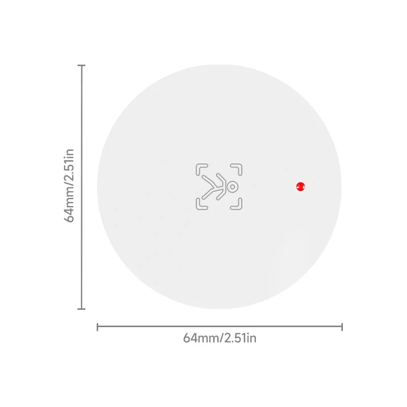 For Tuya For Zigbee Smart Human Motion Static Presence Sensor 24G Detection WiFi Human Breathing Intelligent Sensor