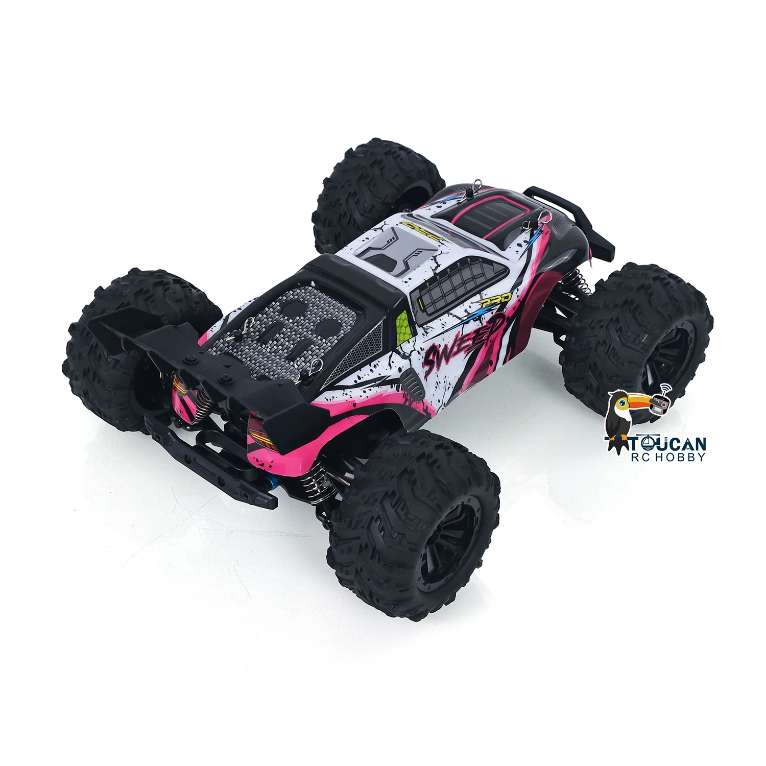 

1/16 4X4 RC Off Road Vehicle SCY 16101Pro RC Monster Truck Pickup LED Light 390 Brushed Motor Simulation Model Vehicle