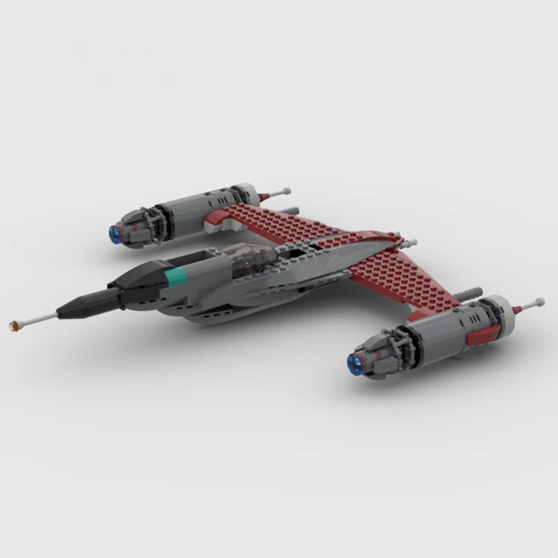 NEW 298Pcs Star Plan Series N2-B Starfighters Naboo Starfighter The Bastard Ver. MOC Building Blocks Assemble DIY Bricks Toys