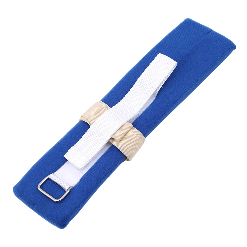 1PC Medical Limbs Restraint Strap Patients Hands And Feet Limb Fixed Strap Belt For Elderly Mental Patient Use Blue New