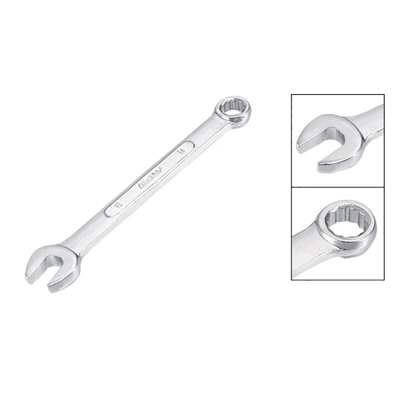 1pc 8-22mm Metric 12 Point Combination Wrench Chrome Vanadium Steel Opened Ring Combo Spanner Household Car Repair Hand Tools