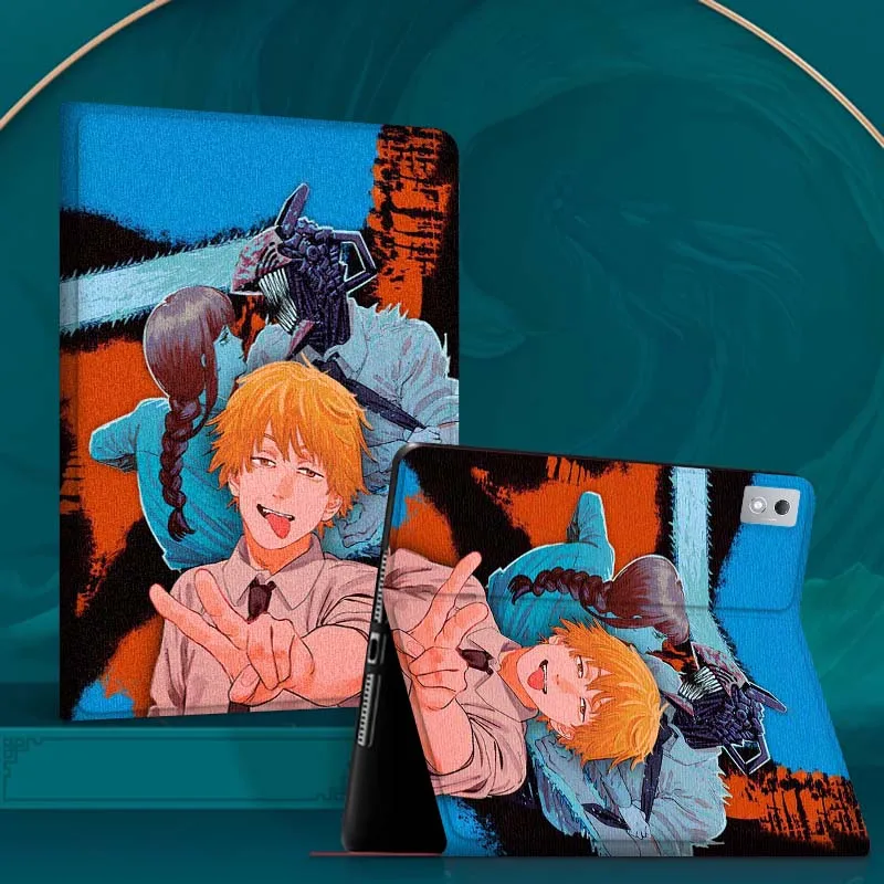 

C-Chainsaws Man pattern Tablet Case For Xiaoxin Legion Tab Y900 Y700 K10 M10 P11 Pad Pro GT Plus 3rd Gen 4 8.8 11 11.5