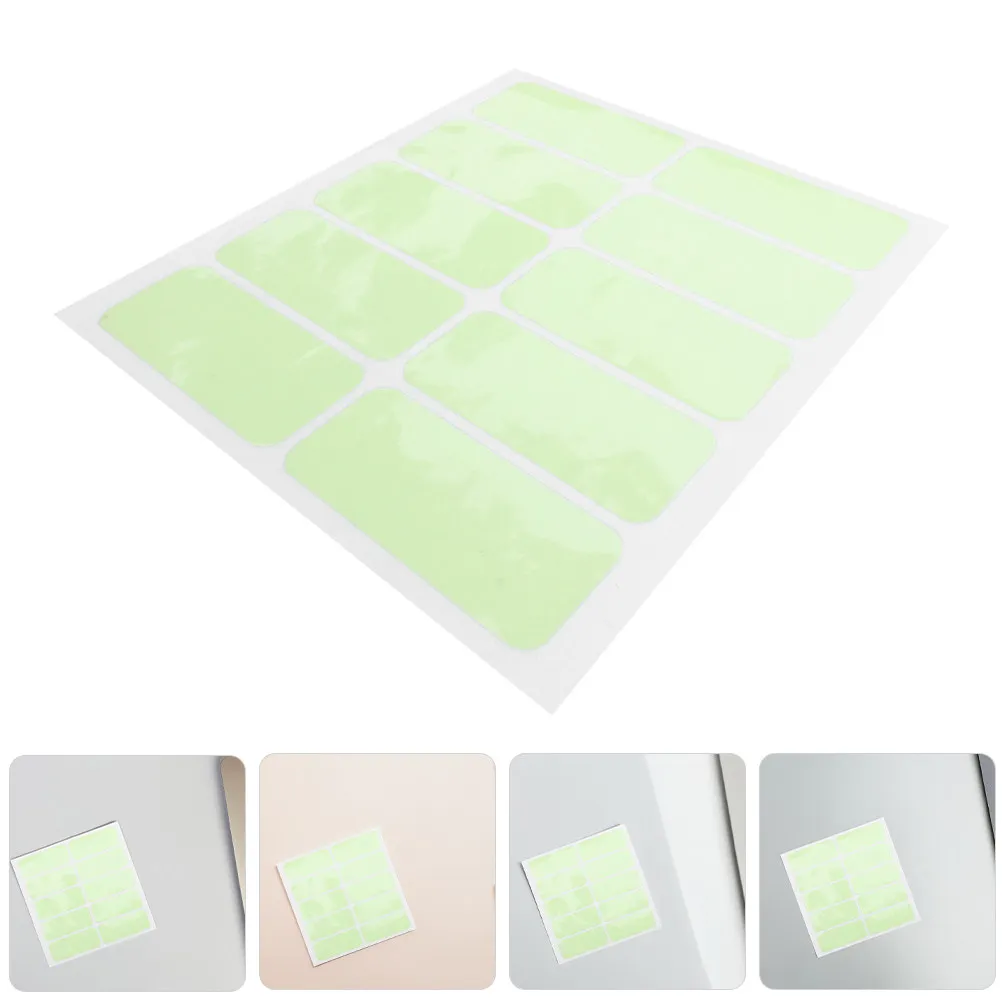 

30 шт. светящиеся в темноте клейкие наклейки-стикеры для выключателей, для спален и коридоров, компактные, легкие, для ночного освещения