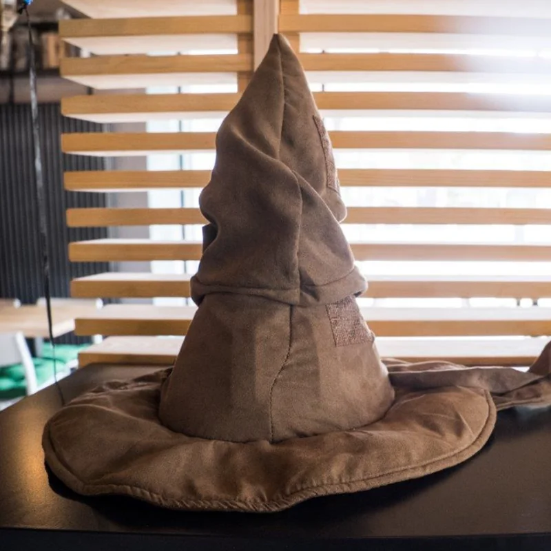 Sombreros de mago de bruja para mujeres y hombres, sombrero de clasificación periférica Vintage, accesorios para fiesta de Halloween, gorras de vestir, accesorios de Cosplay para niños