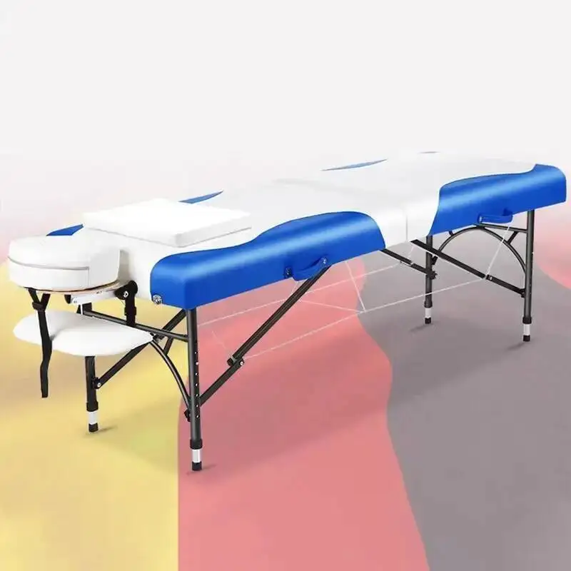 Table Massage Lash Spa Chiropractic Pedicure Manicure Clinic Folding Bed Tanning Portable Lettino Per Massaggi Salon Furniture