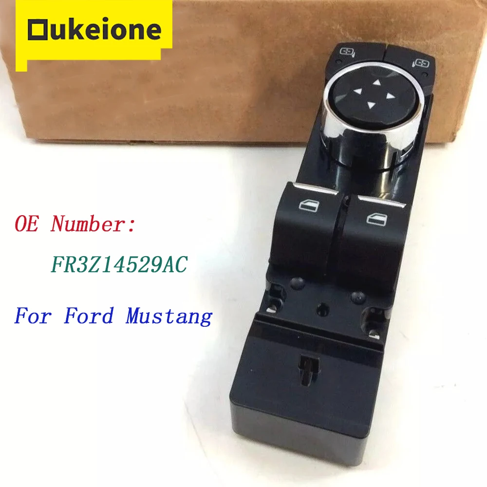 

Driver Left Front Door Window Control Switch Lifter Adjust Button Fits for 2015-2022 Ford Mustang FR3Z14529AC 2797010