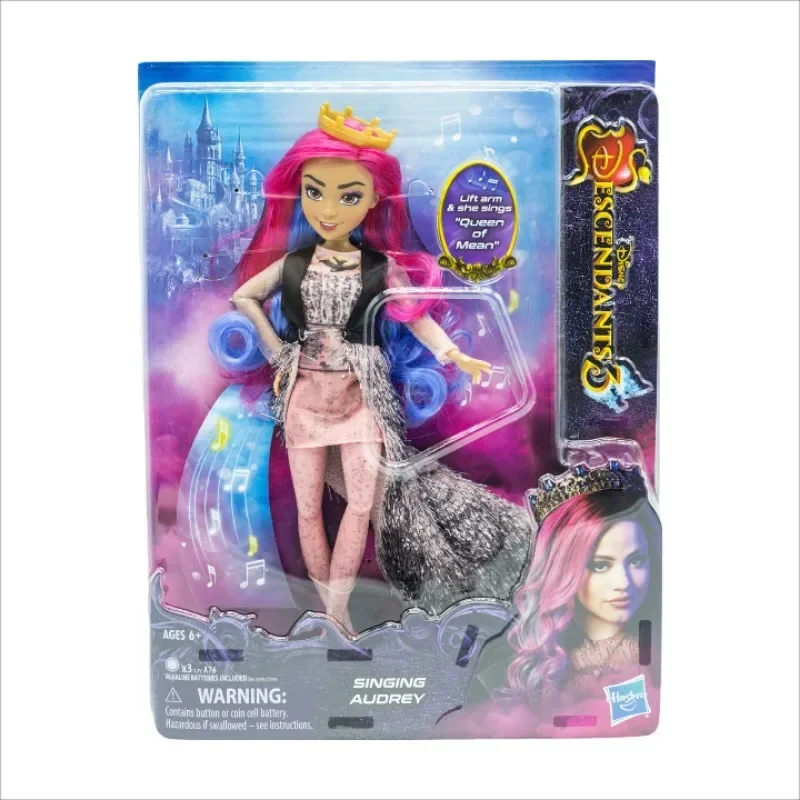 Genuine Hasbro Anime Figure Descendants Singing Audrey 30cm Doll Action Figure Model Toys Collect Ornaments Kids Gifts