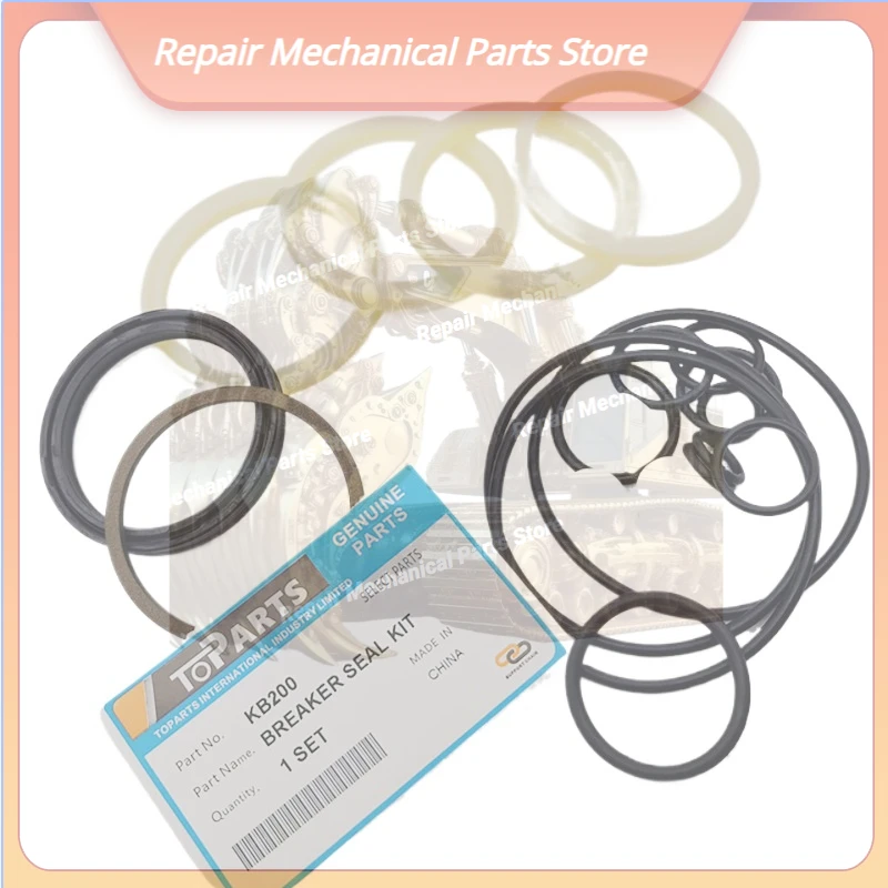 

For Komac Kb200 Hydraulic Rock Breaker Hammer Repair Seal Kits