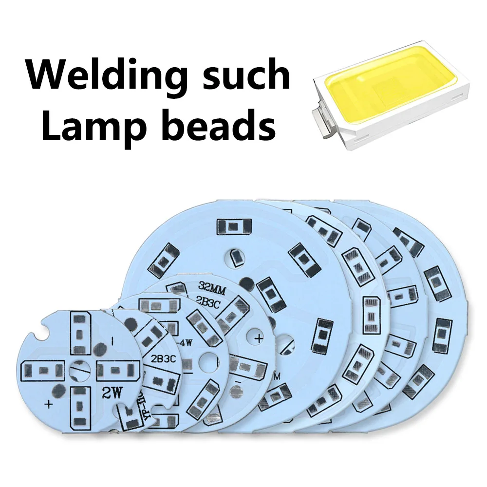 10Pcs 2W 3W 4W 5W 7W 9W 12W SMD5730 LED Aluminum Base Plate PCB Board Substrate not include beads DIY Cooling Heatsink for Bulb