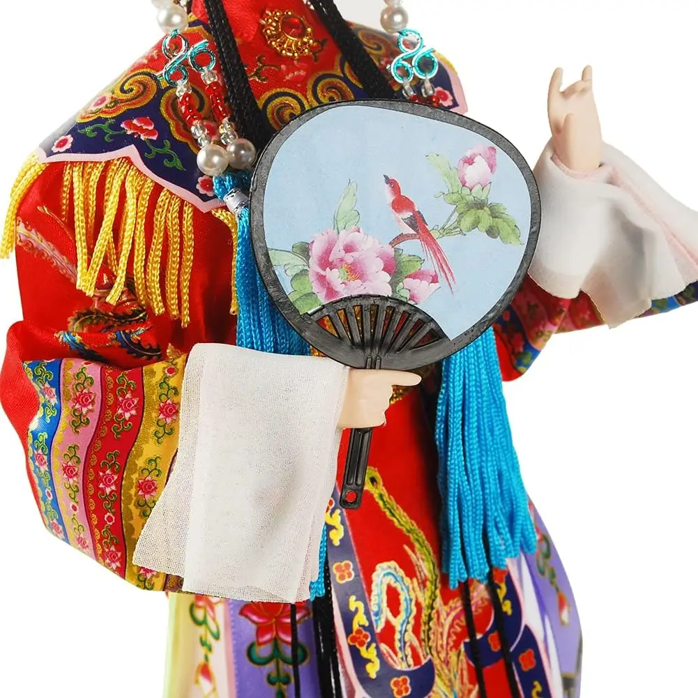 Chinese Traditional Handicraft Silk Figurine Collectible Chinese Doll Silk Doll (1801)