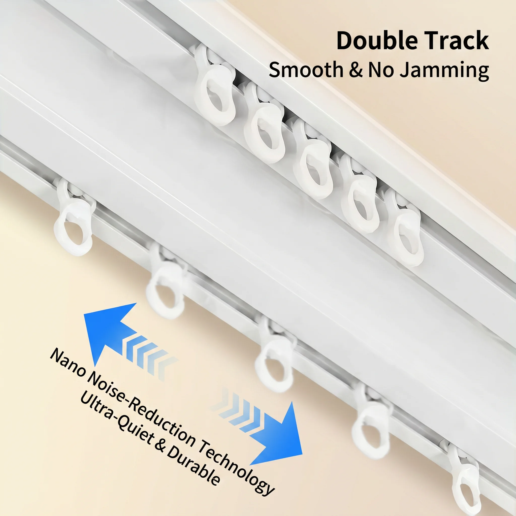 Double Row Curtain Track Ceili - Room Divider Screen 评论和价格