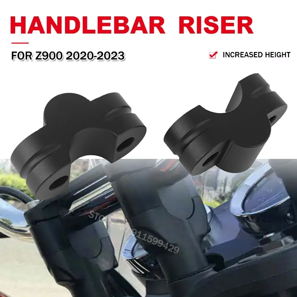 

Motorcycle Handlebar Riser CNC Aluminum Handle Bar Mount Clamp Extend Adapter Accessories For Kawasaki Z900 Z 900 2020-2022 2023