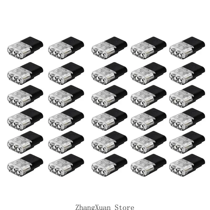 Push In Cable Terminals with High Conductivity Metal Contacts Fast Release Terminals Blocks for Reliable Connection 3XUF
