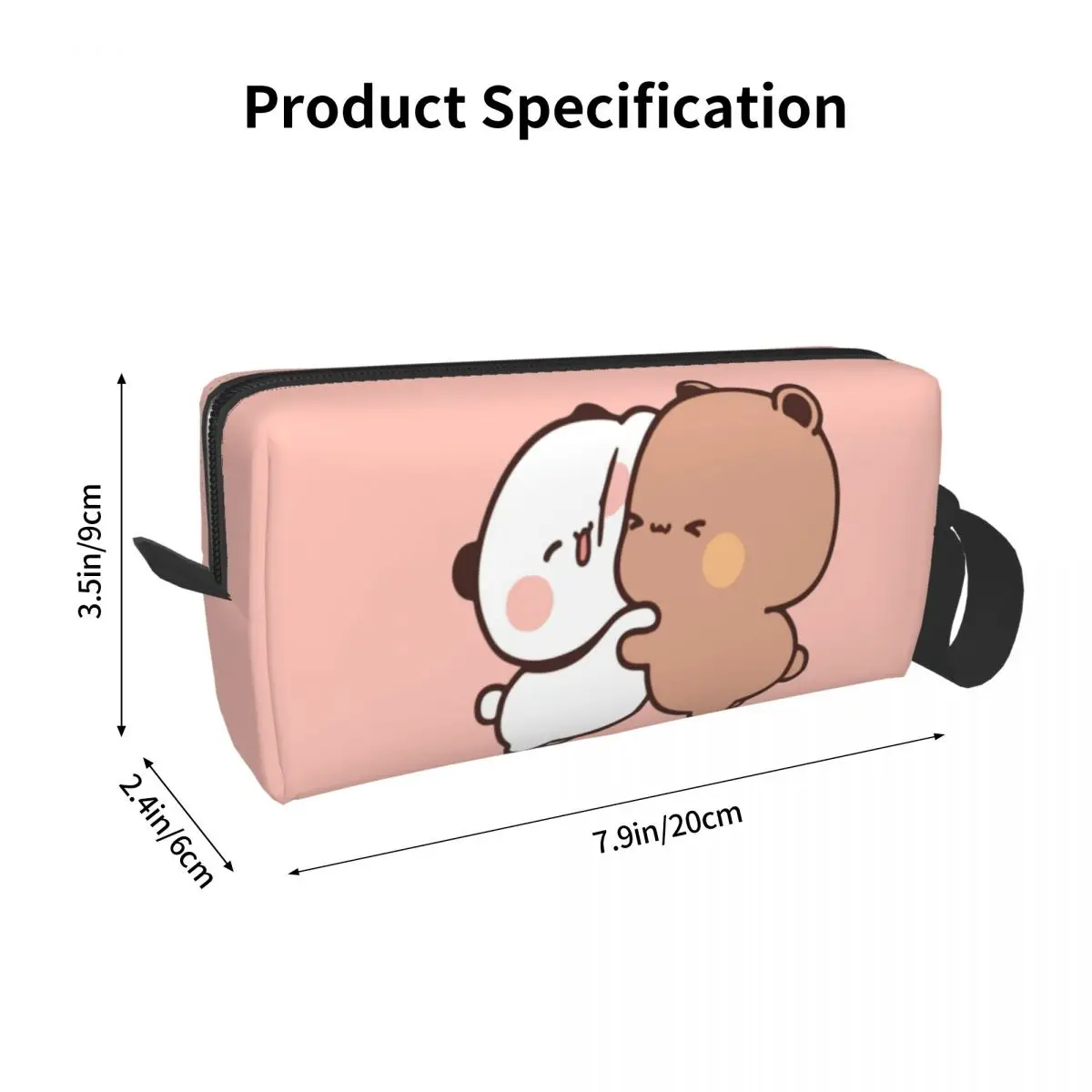 Bear And Panda Bubu Dudu Balloon Makeup Bags Men Cosmetic Bag Stylish Waterproof Makeup Organizer Case