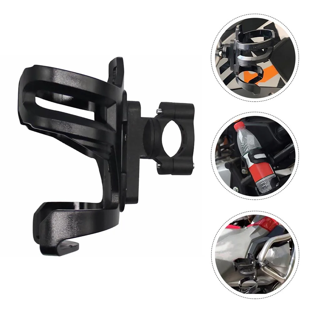 

1 set Bike Water Bottle Holder Fixed Cage Combo Pack Black High Toughness Anti Slip Handlebars Strollers Fits Most