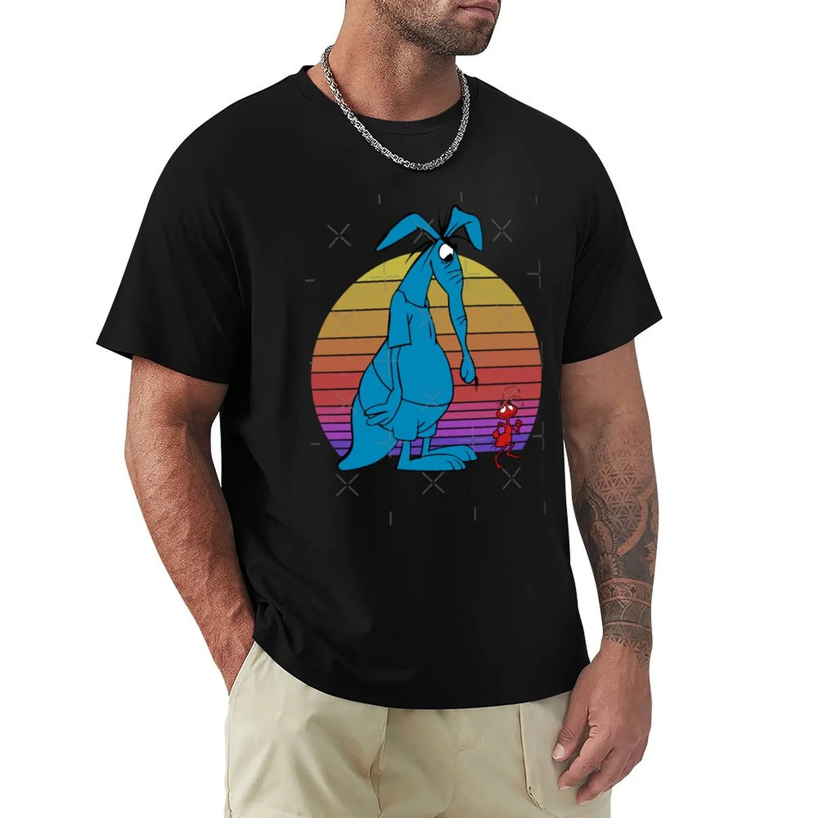 

Ant and Aardvark T-Shirt Man t-shirt summer shirt blacks anime figures t shirts for men