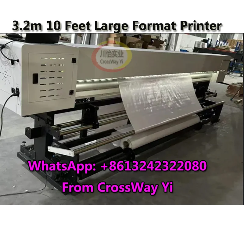 10 Feet 3.2m Large Format Printer Eco Solvent Outdoor Flex Banner Printing Machine