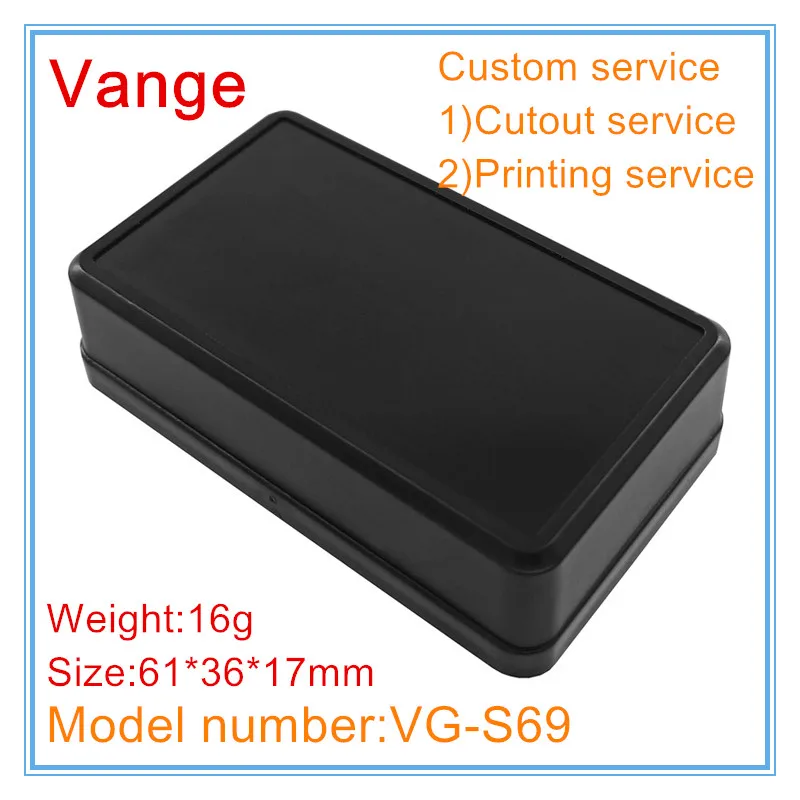 Vange PCB housing 61*36*17mm ABS plastic junction box diy