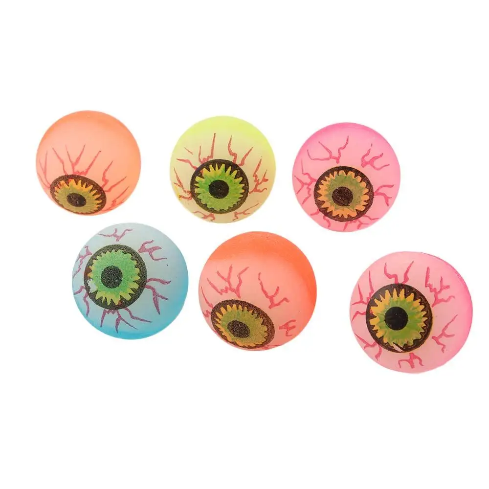 Zufällige Farbe, Hüpfspielzeug, Spielzeugbälle, Badespielzeug für Kinder, gruselige Augenbälle, springende Bälle, Halloween-Partyzubehör, Halloween-Hüpfbälle