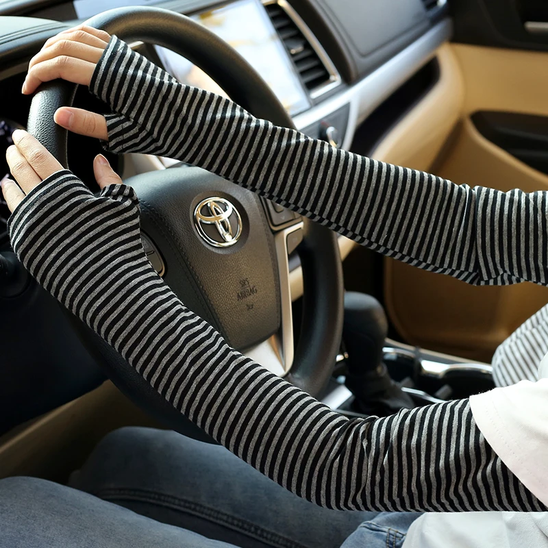 

Sunblock sleeve long gloves men and women's thin arm protection spring summer driving riding shading couple fashion arm sleeve