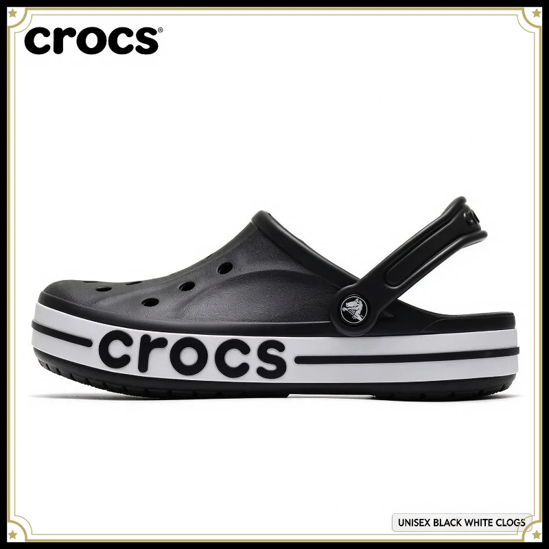 Crocs Men's and Women's Shoes, Slippers, Outdoor Sandals, Baya Clog Casual Lightweight Sandals and Slippers Perforated Shoes