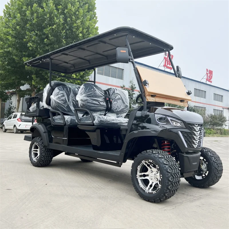 Best Price Style Customized Golf Off-Road Vehicle Lithium Battery 5000W Ultra-Long Battery Life 6-Seater Electric Golf Cart