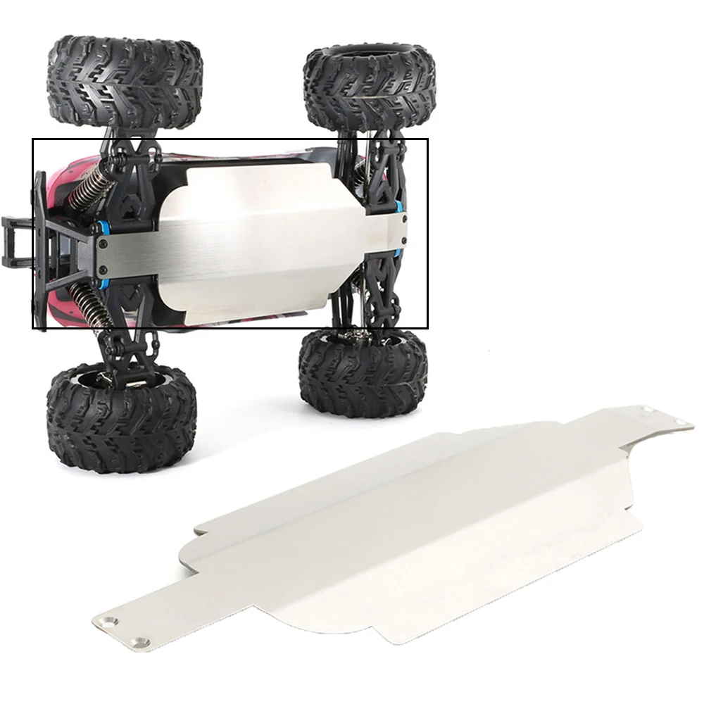 For SCY 1/16 16101 16102 16103 Pro RC Car LY121 Stainless Steel Chassis Armor Skid Plate Board , Modification Parts