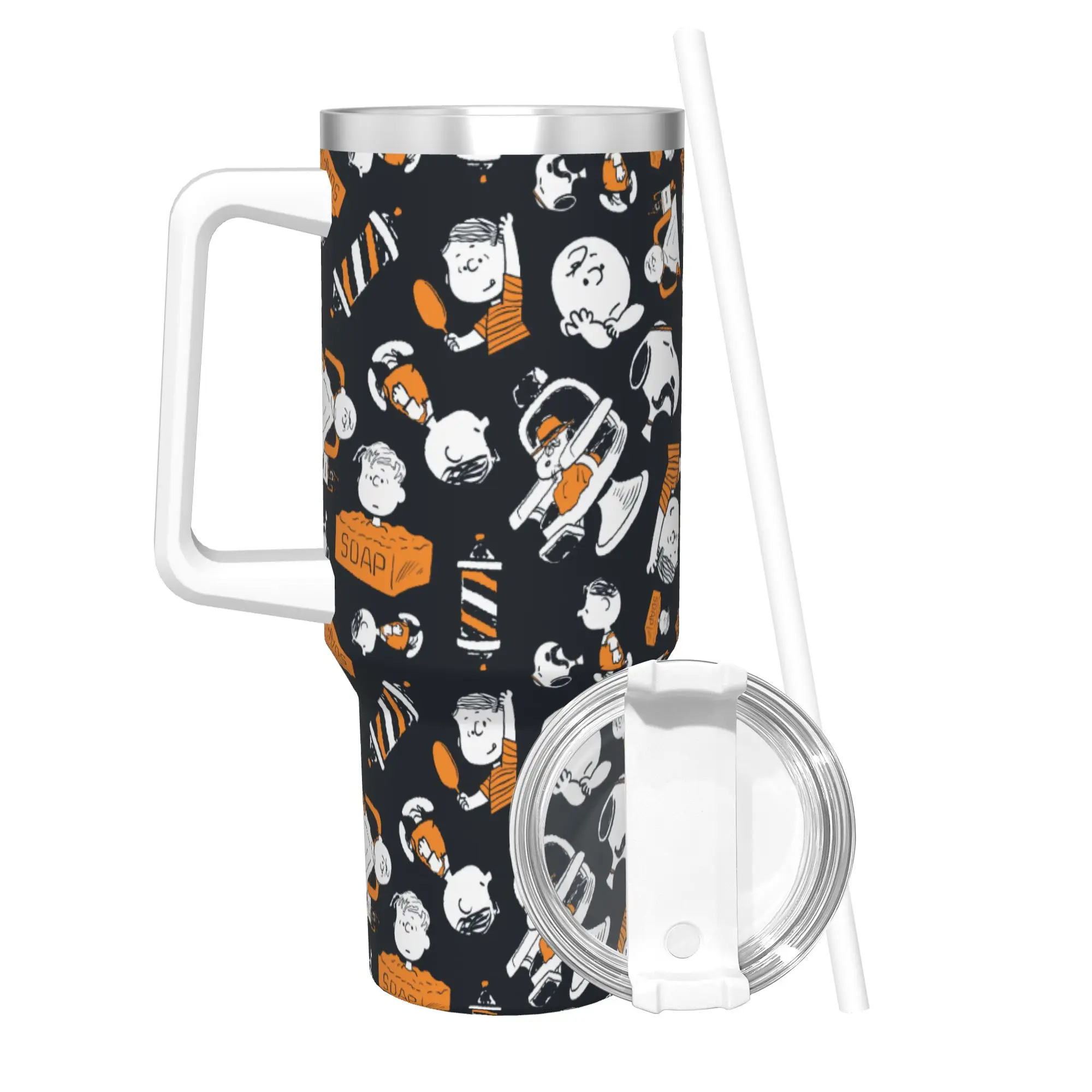 

Stainless Steel Tumbler Cute Cartoon Snoopy Coffee Mug Keep Heat Cold and Hot Mugs Cup Travel Custom Water Bottle