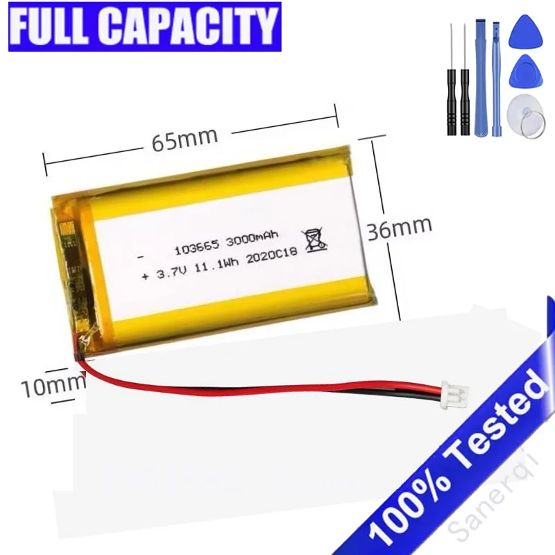 3.7V Lipo Battery 3…