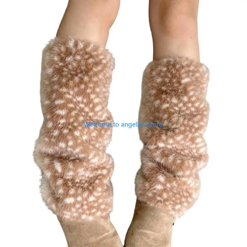 X4YC دافئ الرنة موضوع عيد الميلاد هيرباند وشاح غطاء للأذنين أكمام الساق معدات الشتاء لجمع الأسرة النشاط خلع الملابس