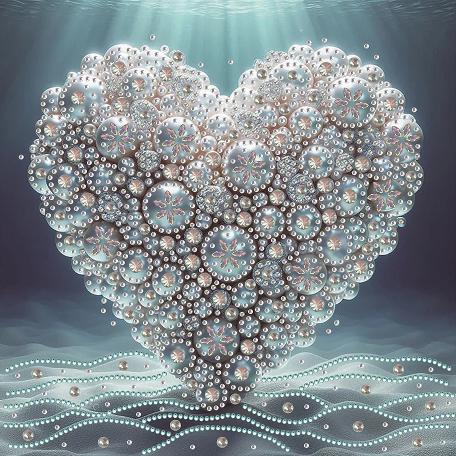 Crystal Special Shaped 5D DIY Partial Drill Diamond Painting Kits for Adults Home Decor Diamond Dots Paintings 11.81 X11.81inch