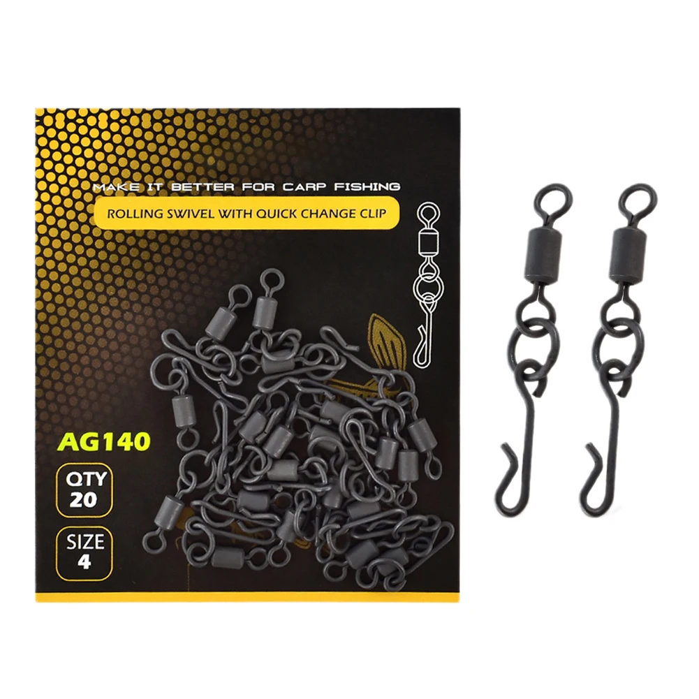 

Carp Fishing Lure Connector Carp Fishing Connector 32mm Length Anti Sleeves Compatible Black Color High-quality Materials