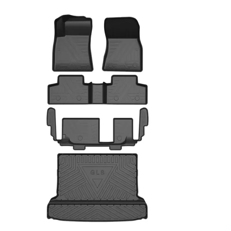 for 2000-2010 Odorless Eco Friendly Waterproof Non Slip All Weather  Car Floor Mats Full Set Black