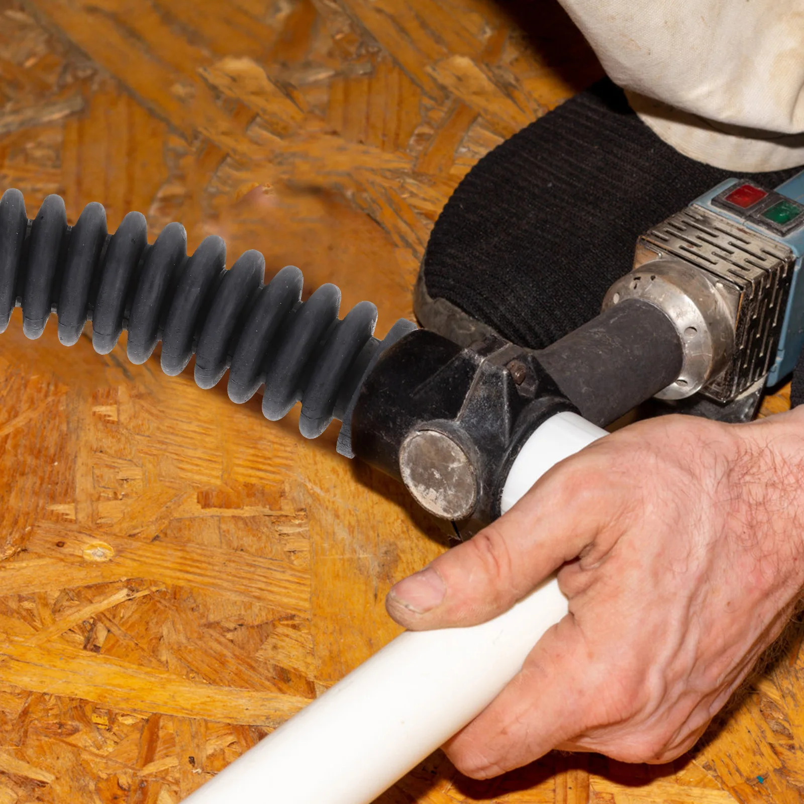 1Pcs Sturdy Rubber Hose Extension Tube Compressible 270cm Stretch Connect Pipe Rubber Hose Patch Cord