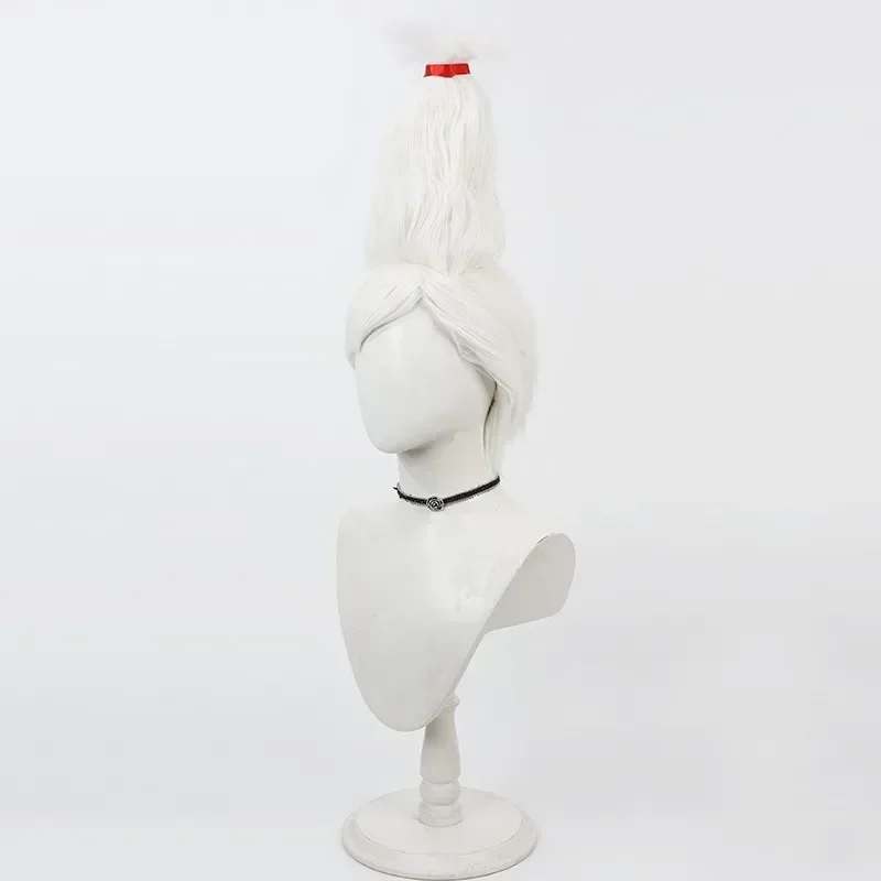 

qwerrtyuio. 123456 Высокое качество аниме Dandadan Seiko Ayase косплей парик белые волосы + бесплатная шапочка Хэллоуин вечерние для Womeasdffghjk 98