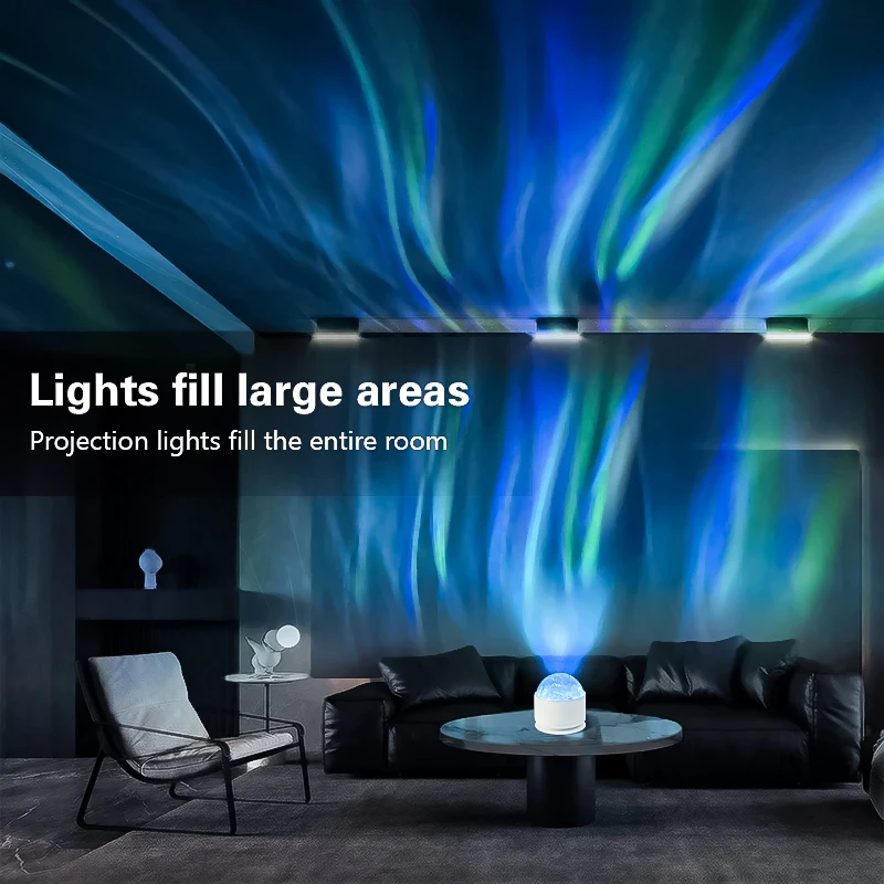 Northern Lights Projector Light with 16 Light Effects LED Color Changing Night Light Home Decoration Birthday Christmas Gifts