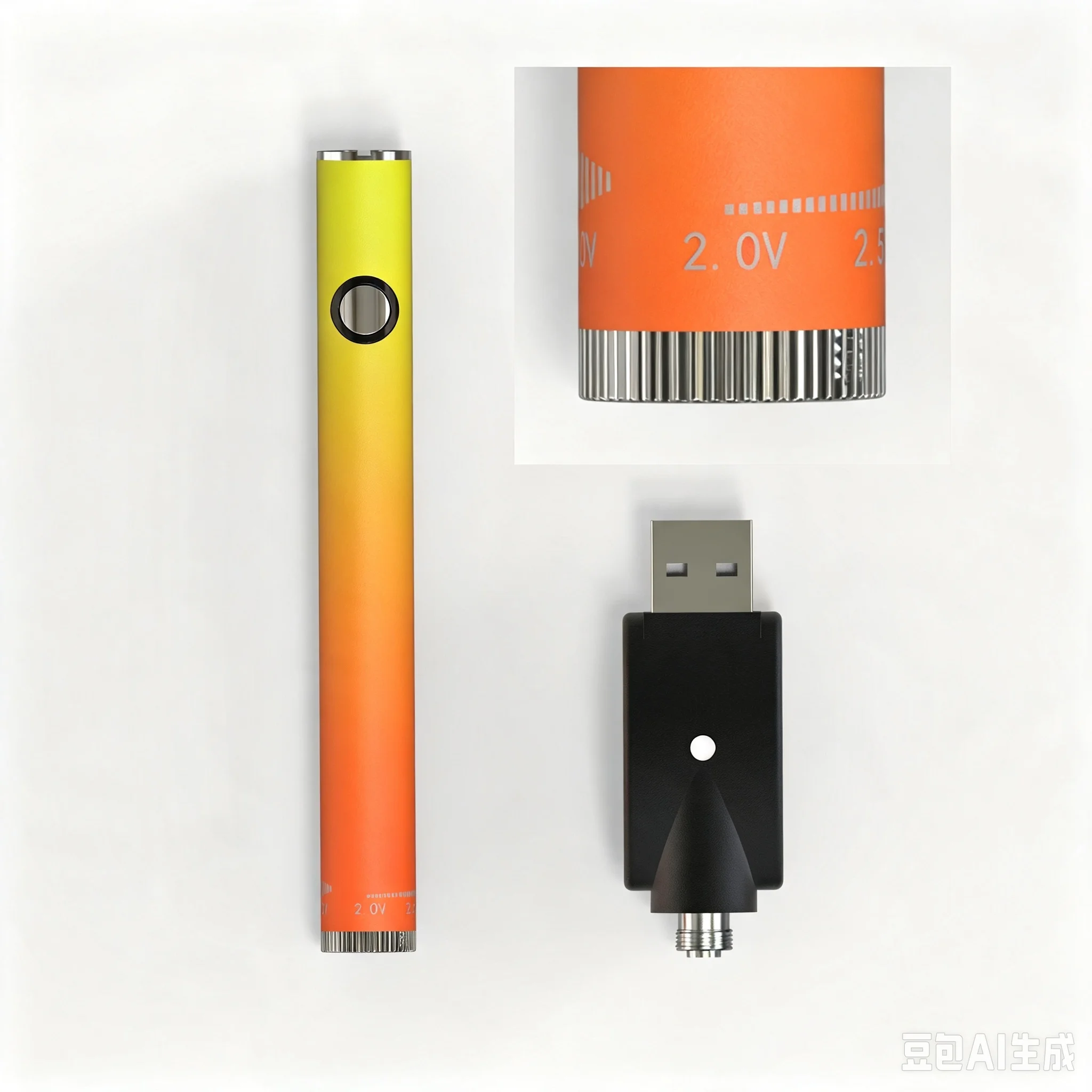 1pcs, Portable Adjustable Voltage Battery, DIY Soldering Iron, 380mAh, 11.2mm 510 Thread Battery, Repair Tool, Heating Pen