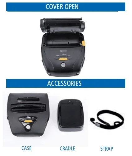 طابعة محمولة حرارية صغيرة ، ملصق الاستلام ، Android IOS ، 4" #5