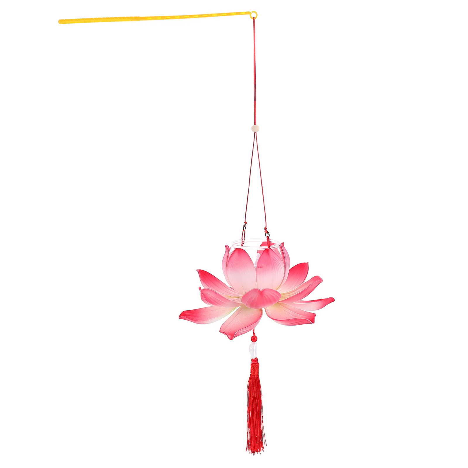 Zestaw DIY do tworzenia lampionów, styl lotosu, kolorowe frędzle, dekoracyjny wisiorek na Nowy Rok, festiwal, dekoracja domu, rękodzieło.