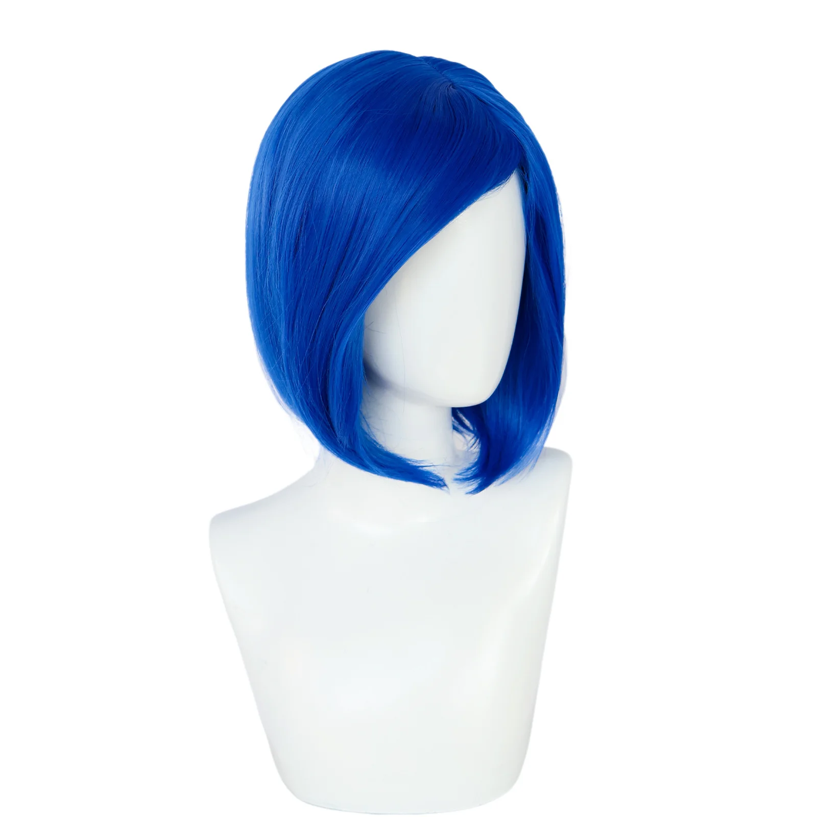 Movie Coraline Cosplay Wig Door Mom  Role Play  Blue Short Hair Cosplay Wig for Halloween Carnival Party