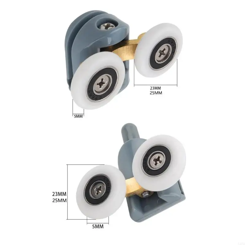 A3PA Shower Door Sliding Glass Door Pulleys Replacement Bearing Rollers Runner