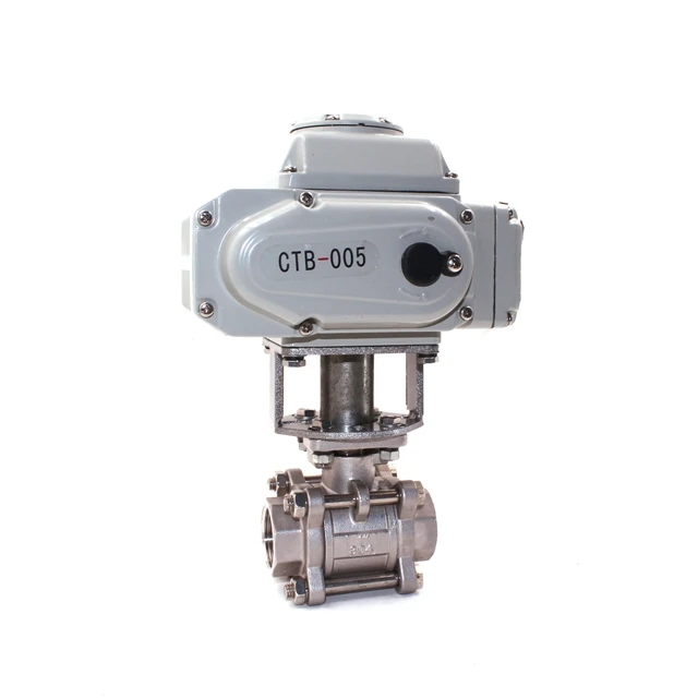 Quarter turn ball valve / food grade stainless steel ball valve / electric actuated ball valve from ball valve company