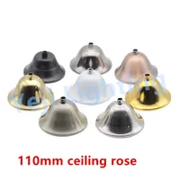 Vintage retro Edison 110mm ceiling rose ceiling canopy for led bulb chandeliers pendant light crystal lamp E27 E26 socket holder