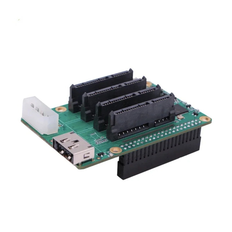 

ROCK PI 4 A+ Series 3 A PENTA SATA HAT Kit