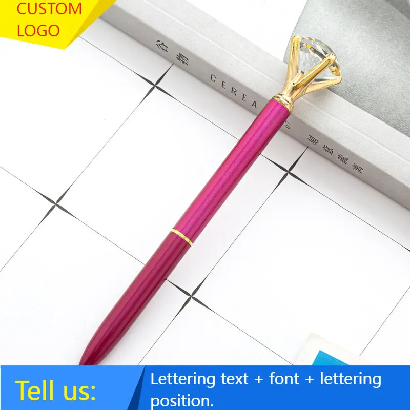 

100pcs Customized Logo Or Name Kawaii Gel Pens Set Cute Ballpoint Pen 0.5mm Ink Cartoon School Student Stationery Supplies