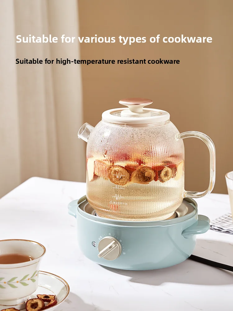 

Small Electric Cooking Pot, Electric Hot Pot, Multi-functional Barbecue Steamer 304 Stainless Steel