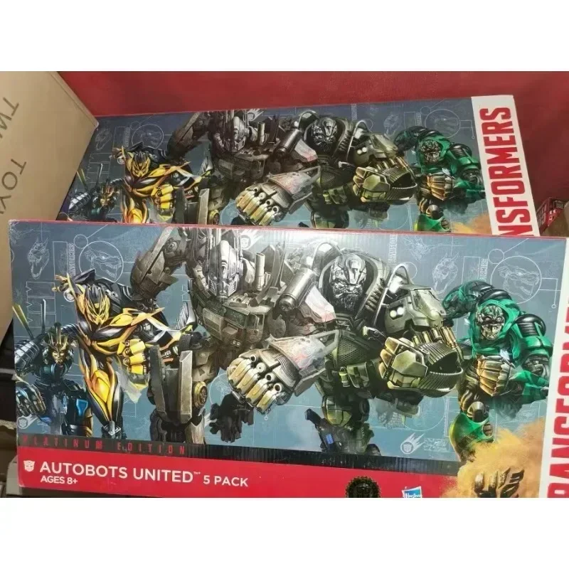 Original Box in Stock Transformers Series Toys Movie 4 5-person Set Optimus Prime Drift Inspector Bumblebee Crosshairs Boy Gift