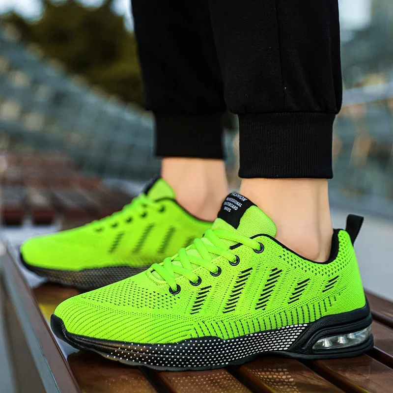 

MAEDEF Male Sneakers Men Shoes Mesh Training Sports Shoes Breathable Gym Casual Light Walking Sneakers Non Slip Tennis Men Shoes