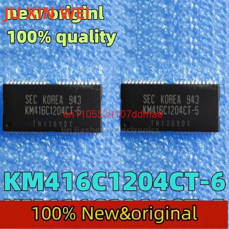 (10piece) 100% New KM416C1204CT-5  KM416C1204CT  TSOP44  Chipset