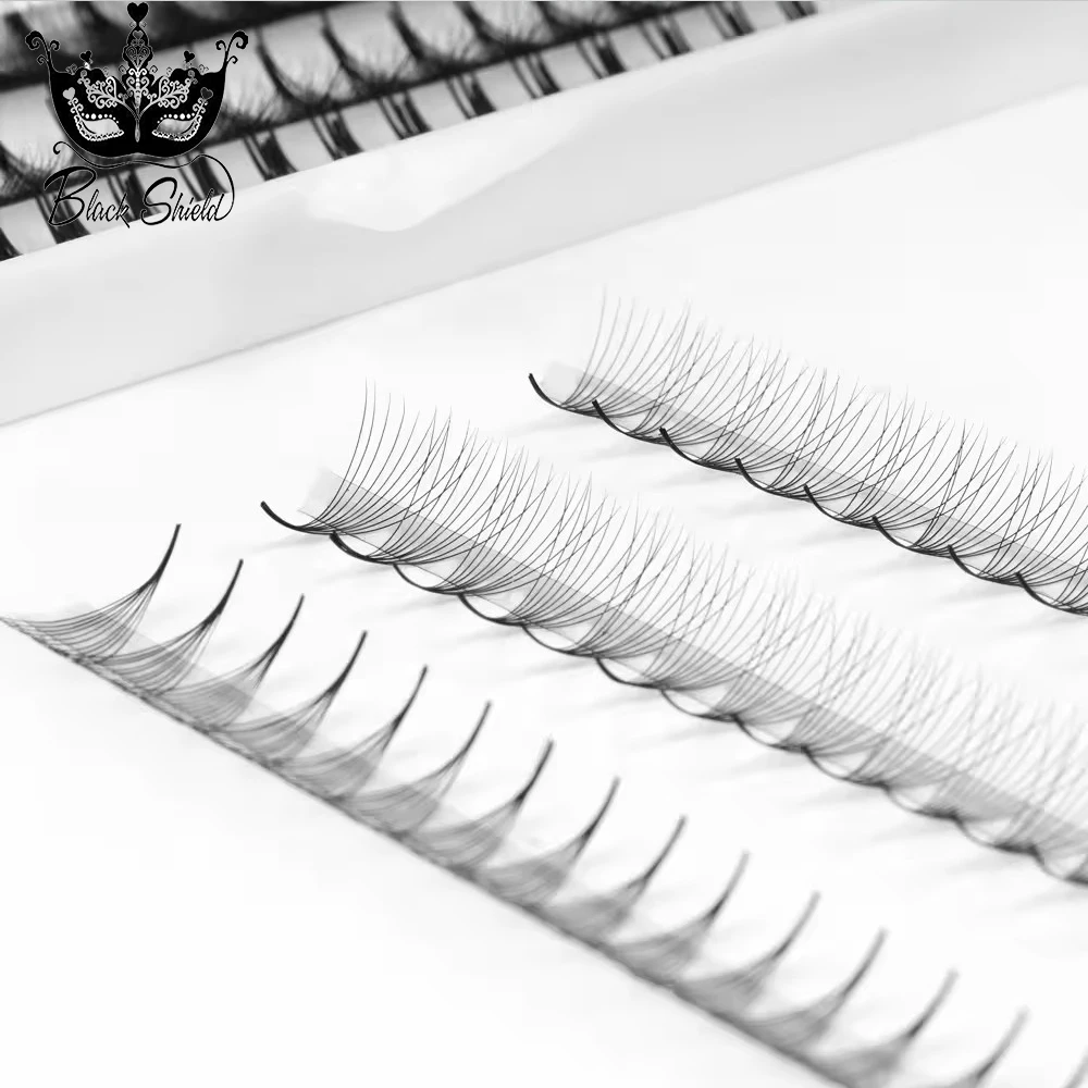 3D-20D 0.03 Pointy Base Promade Lash Fans 500 Fans Rapid Mega Storage Lash Tray 0.05 Handmade Promade Sharp Pointy Bade Fans